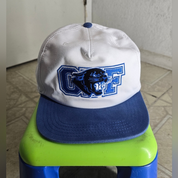 Off-White Virgil Abloh Panther Baseball Cap White/Blue - Picture 1 of 10